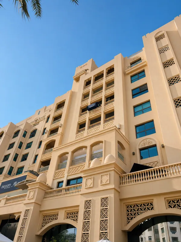 Golden Mile 3 building facade, Palm Jumeirah