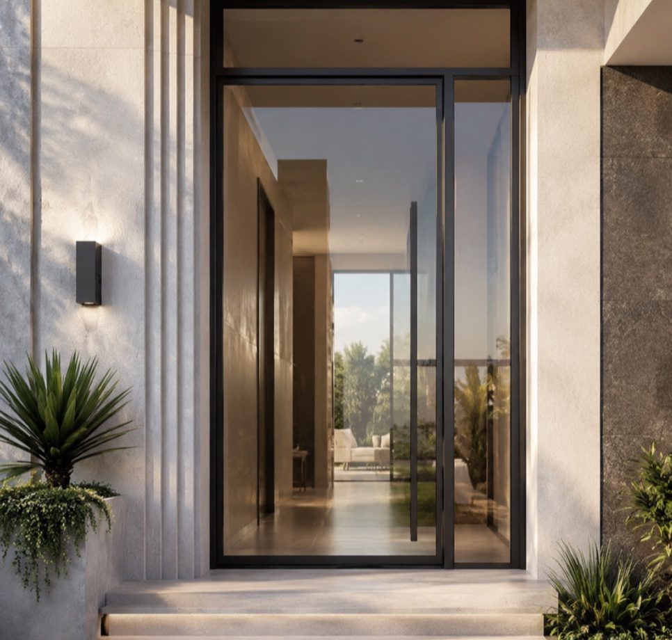 Glass Entrance Doors in Dubai